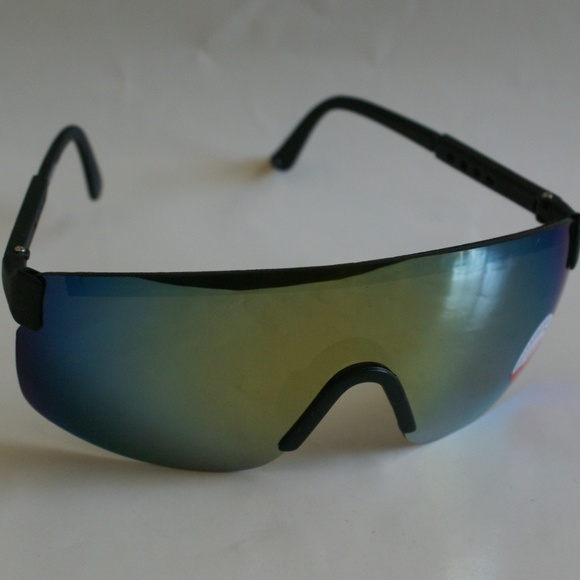 NWT TrueVintage 90's Sports Blade rimless Wrap around Adjustable arms Sunglasses - Picture 3 of 5